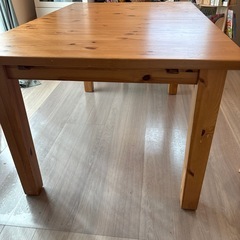 (IKEA 類似品)ONSTAD トンスタード 伸長式テーブル, オーク材突き板,の画像