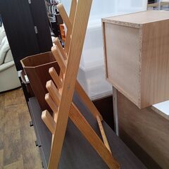★リユースのサカイ水戸店★ IKEA スリッパラック ライトブラウン H71×D30×W35 クリーニング済み MT6174の画像