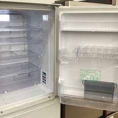 【安心6ヶ月保証付き】3ﾄﾞｱ冷蔵庫　 SHARP 　SJ-GW35C-W 　2017年製の画像