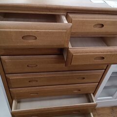 ★リユースのサカイ水戸店★  タンス ブラウン H129×D45×W82 クリーニング済み MT6175の画像
