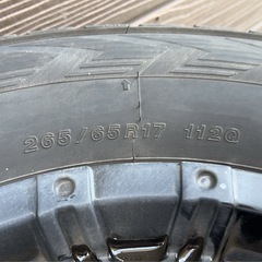 4本 スタッドレスタイヤ ＆ ホイールセット 　rock kelly mx 632 ランクルプラド 265/65R17 の画像