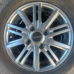 155/65R13, ブリヂストン,2022年,4本,アルミホイル　セットの画像