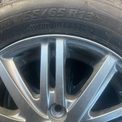 155/65R13, ブリヂストン,2022年,4本,アルミホイル　セットの画像