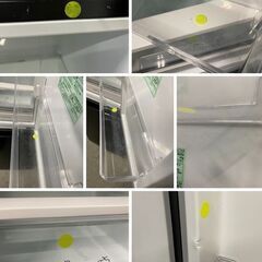 アイリスオーヤマ 大きめ2ドア冷凍冷蔵庫 274L 単身 二人暮らし カップル IRSN-27A-B 2021年製 ブラック 中古家電 店頭引取歓迎 R10205の画像