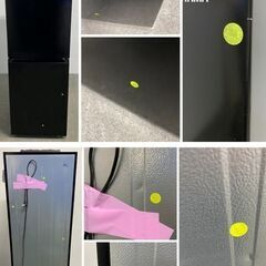 アイリスオーヤマ 大きめ2ドア冷凍冷蔵庫 274L 単身 二人暮らし カップル IRSN-27A-B 2021年製 ブラック 中古家電 店頭引取歓迎 R10205の画像