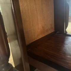 カリモク家具　大理石天板ローテーブル　　の画像