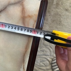 カリモク家具　大理石天板ローテーブル　　の画像