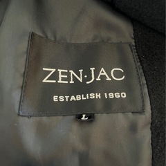 ロングコート ZEN-JAC ESTABLISH 1960 メンズ Lサイズ 日本製 メンズ ブラック 黒 冬 の画像