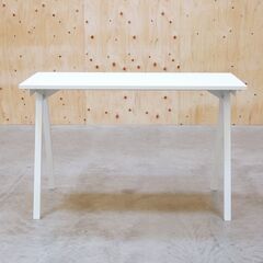 ≪zyt2542ジ限≫ 美品 IKEAのデスク 幅120cm 奥行60cm ホワイト　　TROTTEN/トロッテン/オフィス家具システム/机/中古家具/宮城県仙台市 071101-01の画像