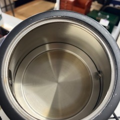 W2511-230 YAMAZEN 電気ケトル YKN-C1280-B 2020年製 容量0.8L 通電確認済み  キズ 汚れありの画像