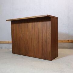 TAKANO MOKKOU(高野木工)のVINE(ヴィネ) ウォールナット材 キッチンカウンターです。ナチュラルモダンや北欧スタイルなどにおススメのキッチンボードはカッコいいインテリアのアクセントに♪の画像