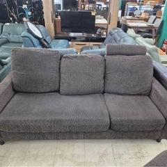 L字カウチソファ 3人掛け+オットマンの画像