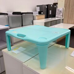 ★リユースのサカイ千葉中央店★  キャンプテーブル 水色 H23×D55×W55 クリーニング済み TC5299の画像
