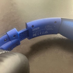 【美品】HORI PS用ヘッドセット PS4-157 ブルーの画像
