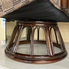 🪑YAMAZEN 山善🪑オットマン付高座椅子🪑リクライニング🪑回転式🪑古風🪑2591の画像