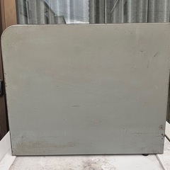 シャッター式 スチール棚 5段レターケース 書類ケース 工具入れ 《鍵破損》昭和レトロ の画像