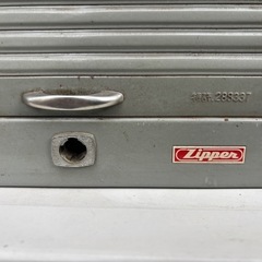 シャッター式 スチール棚 5段レターケース 書類ケース 工具入れ 《鍵破損》昭和レトロ の画像