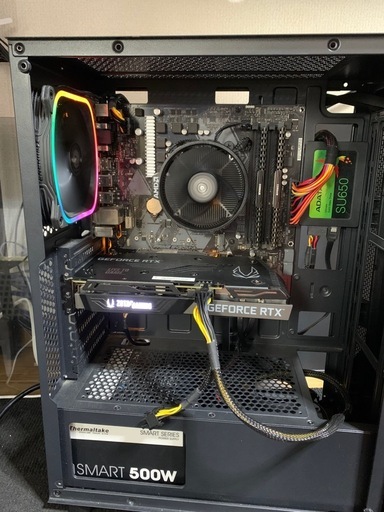 自作pcグラフィックボードなし
 