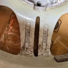 175/65/14 ダンロップスタッドレスタイヤ・アルミホイル 4本の画像