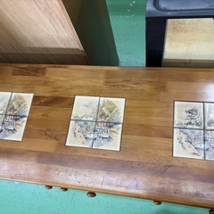 【ドリーム川西店限定】☆ジモティー見たよ割引☆  タイル調天板キャビネット クリーニング済み 【2125560000035251】の画像