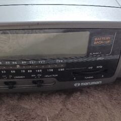 ラジオ付アラーム時計の画像