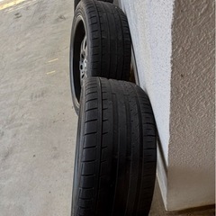 ハイエース19インチホイールタイヤ4本セットの画像