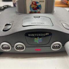 ニンテンド－64　本体　通電品　ソフト付の画像