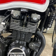 カワサキ ゼファーχ 実働車体　BEETバックステップ付　タイヤバリ山　カスタム車両　ゼファー400 動画有り　マーシャルヘッドライト付の画像