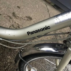h-196△q 岐阜発/パナソニック/電動アシスト三輪自転車/スイングなし/3段変速/バッテリー6.6Ah/充電器なし/走行確認/現状品/管15s/R7.11/1 △の画像