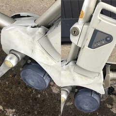 h-196△q 岐阜発/パナソニック/電動アシスト三輪自転車/スイングなし/3段変速/バッテリー6.6Ah/充電器なし/走行確認/現状品/管15s/R7.11/1 △の画像
