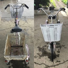 h-197△ q 岐阜発/ ブリジストン/ WAGON/ 大人用三輪自転車/ スイングなし/ 3段変速/ 走行確認/ 現状品/ 管06s/ R7.11/1 △の画像