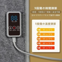 ⭐️新品未使用⭐️ パネルヒーター 足元 デスクヒーター 四面発熱 折りたたみ式ヒーターの画像