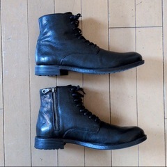 STEFANO ROSSI ステファノロッシ　ブーツ　黒 ブラック　ショートの画像