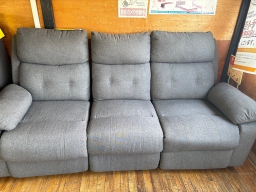 【ジャングル深井店】★3人掛けソファ グレー家具 簡易クリーニング済 堺市（中区 堺区 東区 西区 南区 北区）和泉市 河内長野市 富田林市 松原市 狭山市 深井 【FU2888】