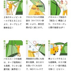 【新品未使用】ロゴス 2ルームテント　の画像