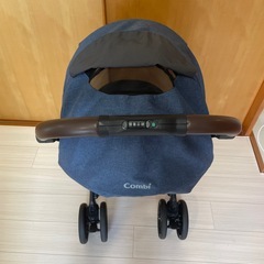 値下げ【美品】コンビ スゴカルSwitch エッグショック AS(ネイビーブルー)の画像