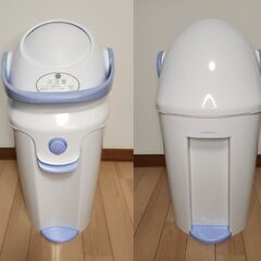 ピジョンのらくらくおむつポットン　おむつ用ゴミ箱の画像