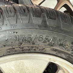 AE86トレノ純正ホイール2本セット　ピンタイヤ付きの画像