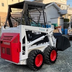 【整備済み】TCM 343 スキッドステアローダー 1528h タイヤ良好 シール新品 全国配送可の画像