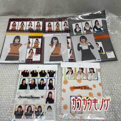 【未使用】森戸知沙希 缶バッジ/フィギュアスタンドキーホルダー/POP/スマホスタンド/ストラップ/クリアファイル 他 計16点　モーニング娘。 カントリーガールズの画像