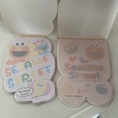 セサミストリート　メモ帳の画像