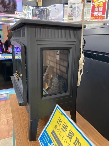 店頭取引のみ】QVCジャパン 暖炉型温風ヒーター DFI-5010-01 ✨これからの