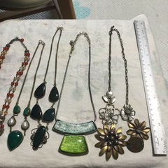 ◆レトロなネックレス5点セット◆代理出品の画像