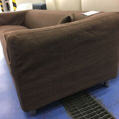 ★リユースのサカイ横浜南店★YM1608 IKEA 4～5人掛けソファ ブラウン W245×D85×H64 クリーニング済みの画像