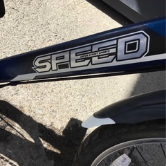 h-199△ q 岐阜発/ 子供用自転車/ SPEED/ 22インチ/ 6段変速/ キッズマウンテンバイク/ ①②速入りません/ 現状品/ o/ R7.11/3 △の画像