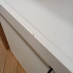 ★リユースのサカイつくば店★TK7225  食器棚 ホワイト H178×D40×W60 クリーニング済みの画像