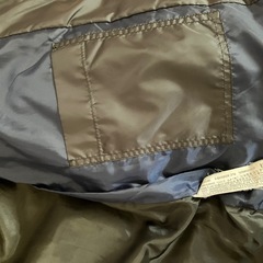 ブラック キルティングジャケットの画像