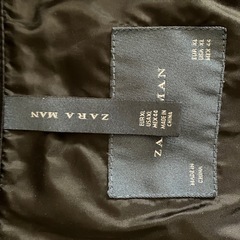 ブラック キルティングジャケットの画像