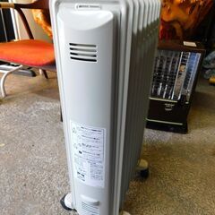 【JM875】DeLonghi デロンギ オイルヒーター H770812EFSN-GY 約8畳～10畳 ゼロ風暖房 暖房器具の画像