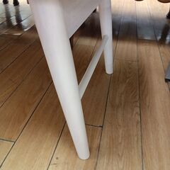 ★リユースのサカイつくば店★TK7226  折りたたみテーブル ホワイト H32×D50×W90 クリーニング済みの画像